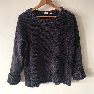 GAP Comfy Cozy Purple Knit Sweater Small